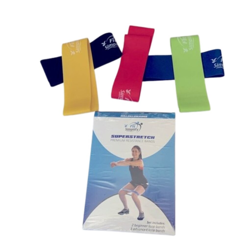 Fit Simplify Resistance Loop Exercise Bands Set - Picture 3 of 5